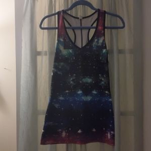 Size M FILA Galaxy Racerback tank